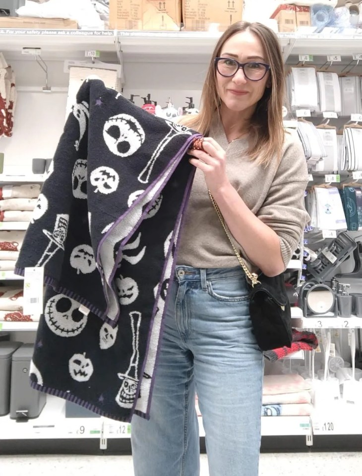 Lucy checks out Stacey's Halloween range at Asda