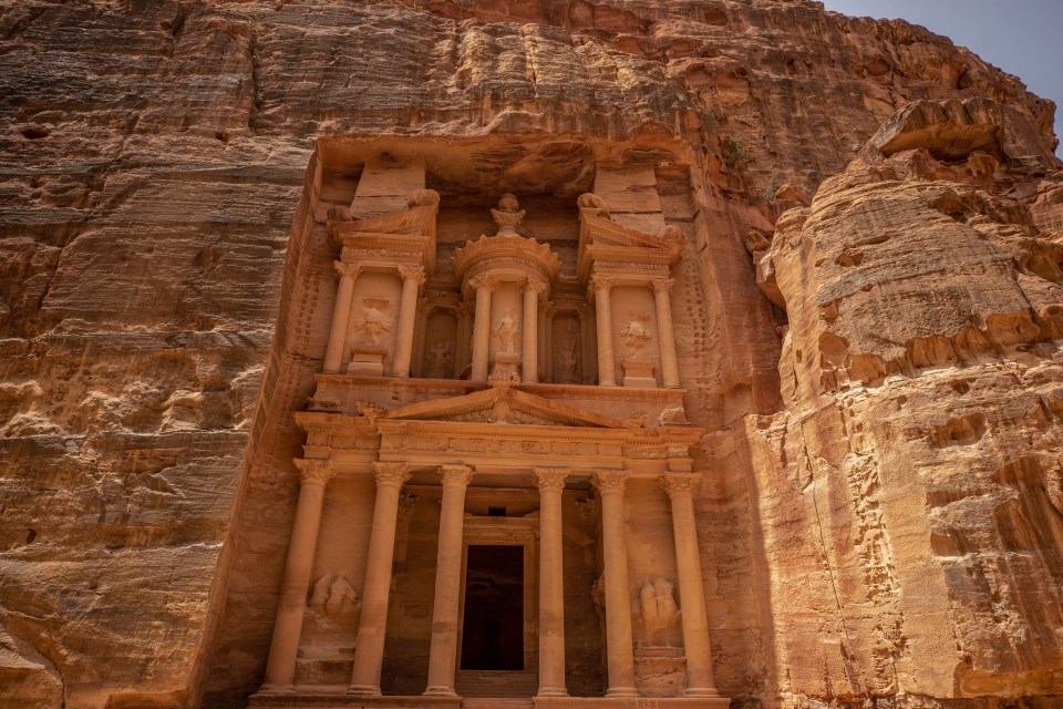 Petra, one of the World Wonders, is in Jordan