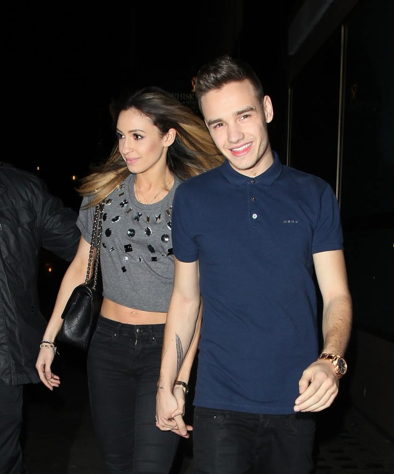 Ex-partners Danielle Peazer and Liam Payne pictured in London