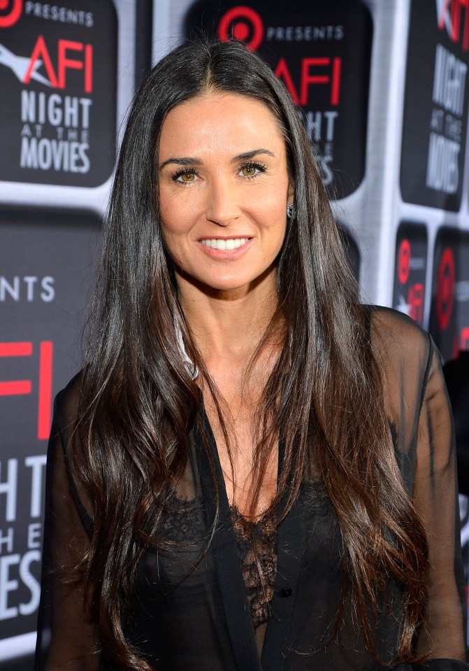 HOLLYWOOD, CA - APRIL 24: Actress Demi Moore arrives on the red carpet for Target Presents AFI's Night at the Movies at ArcLight Cinemas on April 24, 2013 in Hollywood, California. (Photo by Frazer Harrison/Getty Images for AFI)