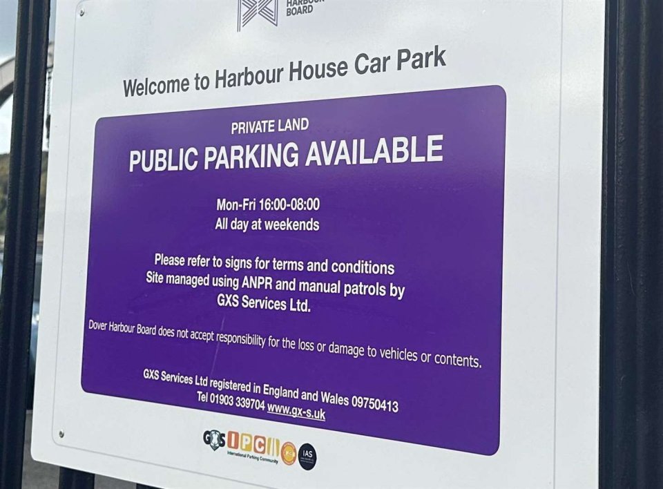 While the signs at the car park do state when public parking is available, Laura says it is not clear enough