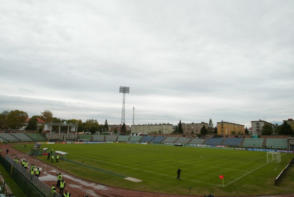 Football - UEFA Cup First Round First Leg - Olimpija Ljubljana v Liverpool - 24/9/03 .General View of Bezigrad Stadium .Mandatory Credit: Action Images / Andrew Budd