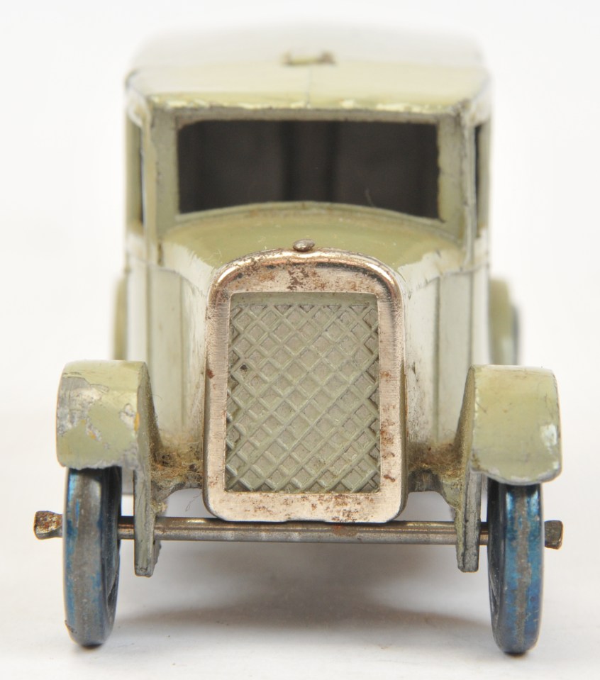 The toy van was made between 1934 and 1936