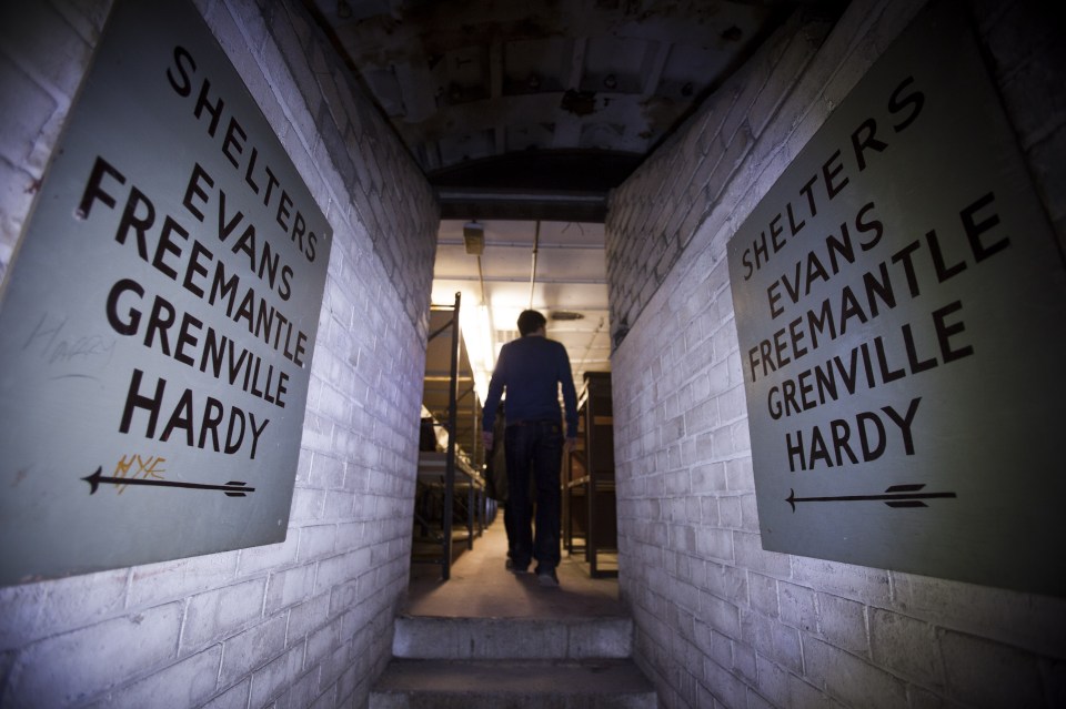 The shelter that originally opened in 1944, was designed to hold and protect 8,000 people