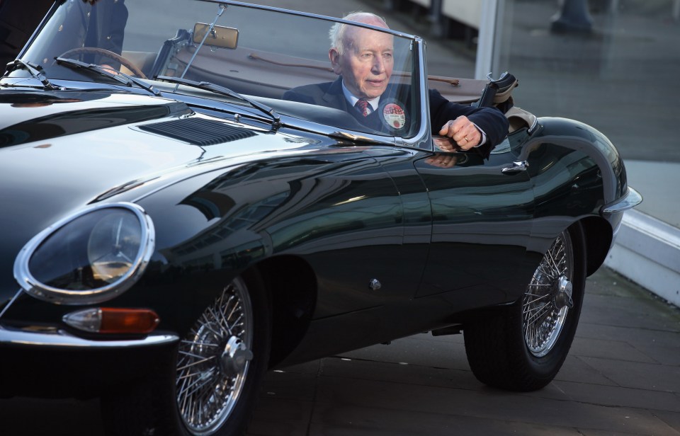 The classic motor, pictured here with the late, great John Surtees in its passenger seat, was once described by Enzo Ferrari as 'the most beautiful car ever made'