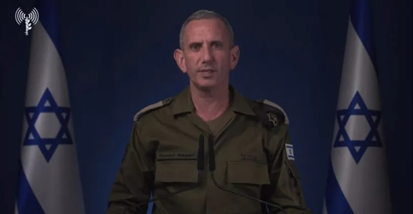 IDF spokesperson Daniel Hagari says Israel is 'conducting precise strikes on military targets in Iran'