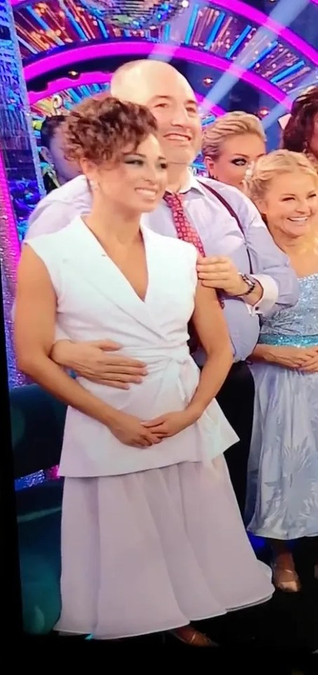 On Saturday Wynne was seen putting his arm around Katya's waist