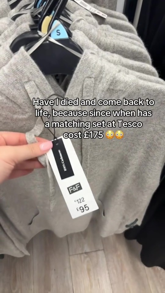 Charlotte Clarkson found a tracksuit for £174 in the supermarket