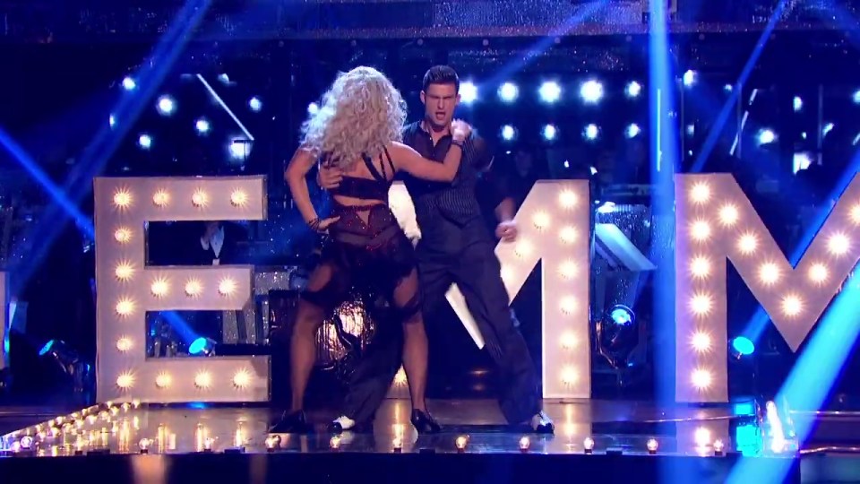 She and her partner Aljaz Skorjane left Bruno Tonioli stunned with their sexy moves