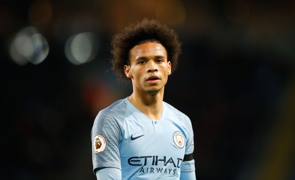 Leroy Sane won two Premier League titles at Man City