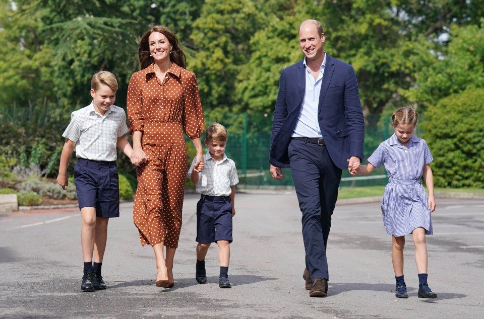 George, Charlotte and Louis use the surname Wales at school to blend in