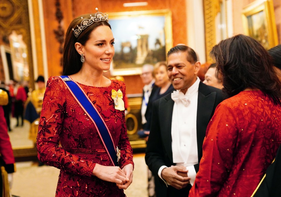 The tiara could be one of Kate's most expensive tiaras