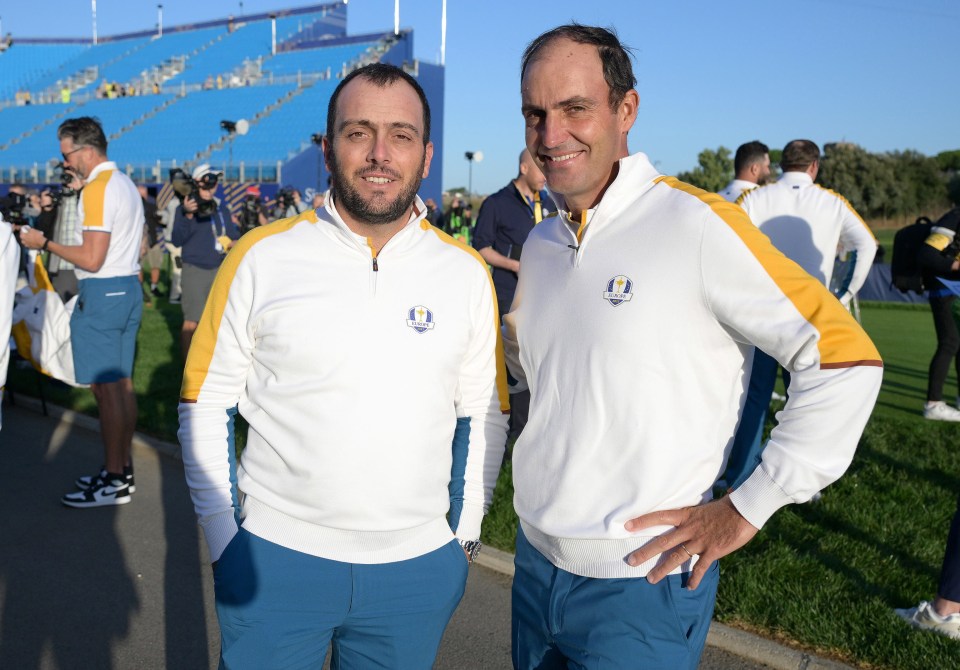 The 43-year-old (right) has played in the Ryder Cup alongside brother Francesco