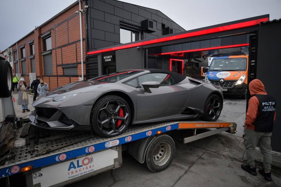 DIICOT previously seized the luxury supercars in a raid