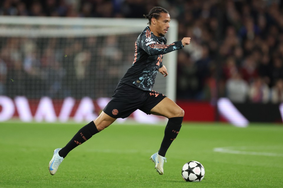 Flying winger Leroy Sane is on Man Utd's radar