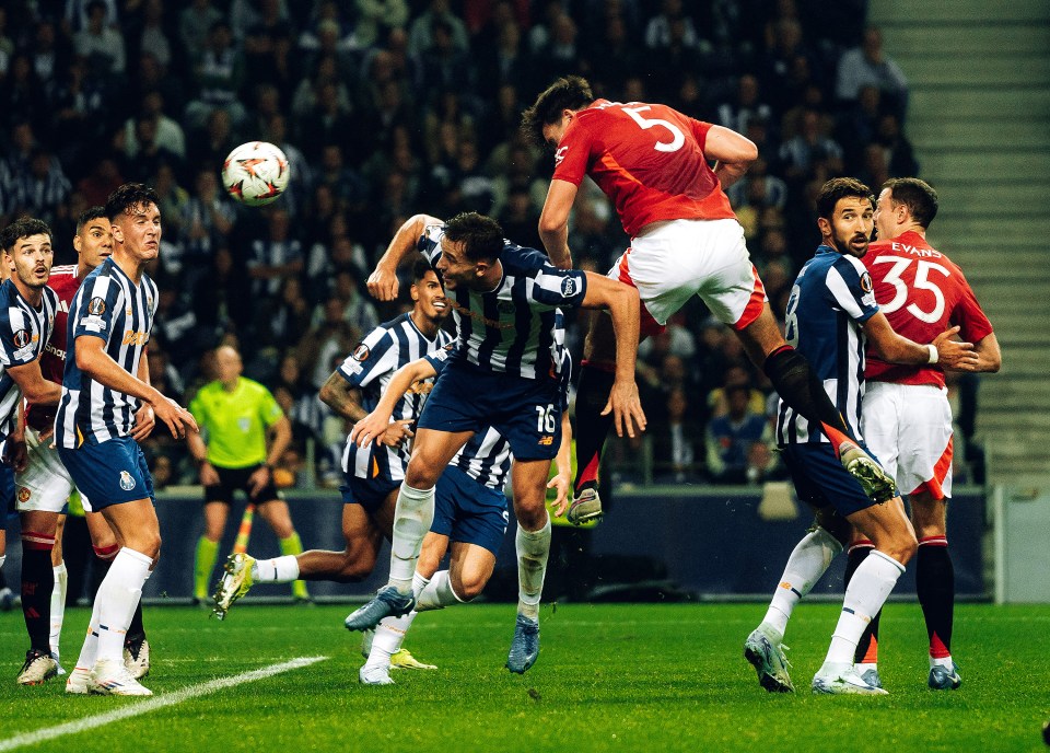 Sub Harry Maguire rescued a late draw for the Red Devils at Porto