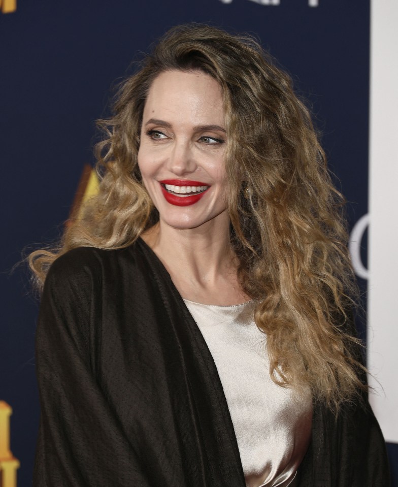 Angelina at her new film’s LA premiere at the weekend