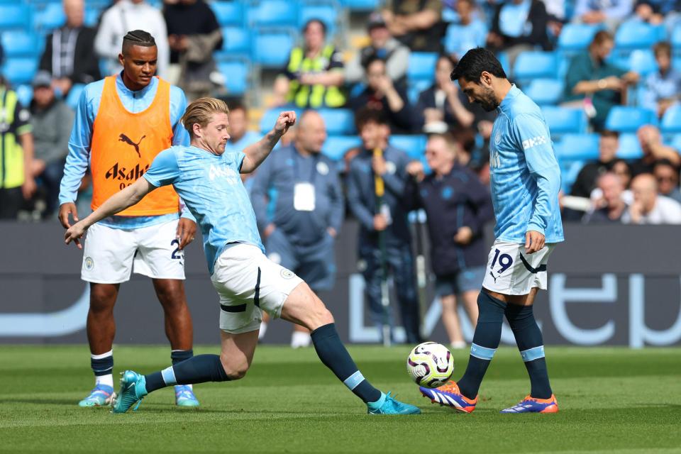 Kevin De Bruyne and Ilkay Gundogan's contracts currently expire during the tournament