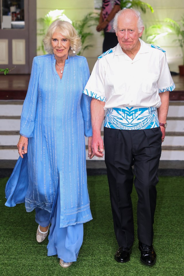 King Charles, pictured here with Queen Camilla, has come under pressure to apologise for his 'family’s involvement' in the slave trade