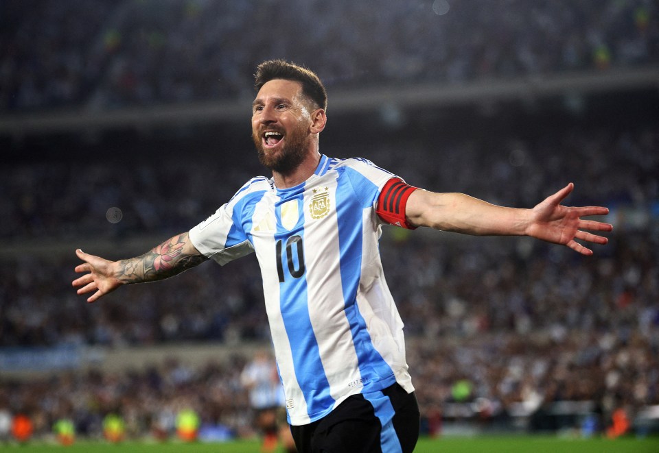 The superstar guided Argentina to a 6-0 win over Bolivia on Tuesday