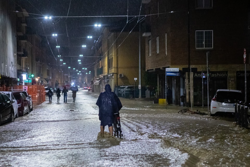 Heavy rain has caused landslides, flooding, road closures and some power outages