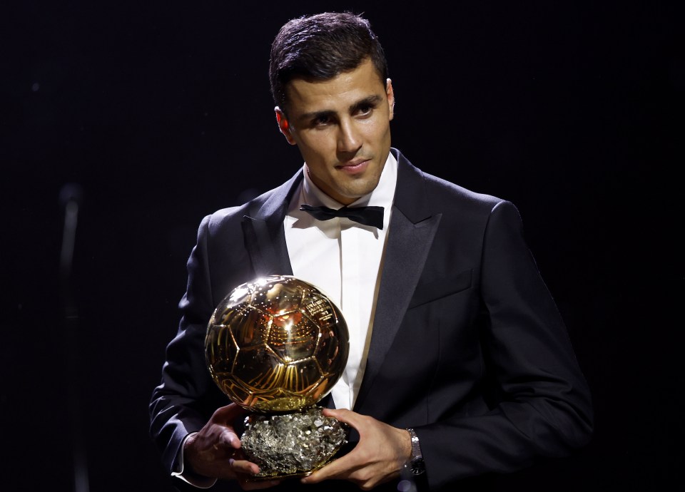 Rodri pipped Vinicius Jr to Ballon d'Or glory