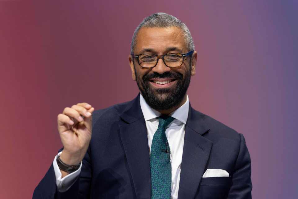 Ex-Home Secretary James Cleverly’s odds at winning the race were shortening