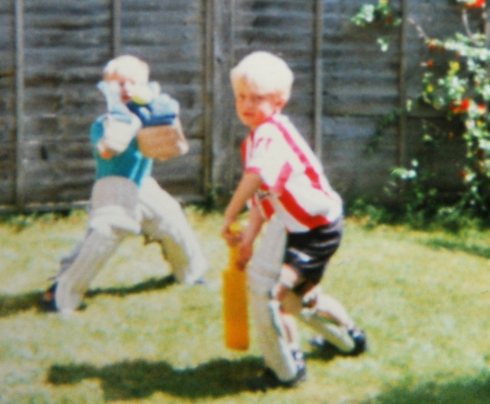 A current England star loved playing cricket in his youth