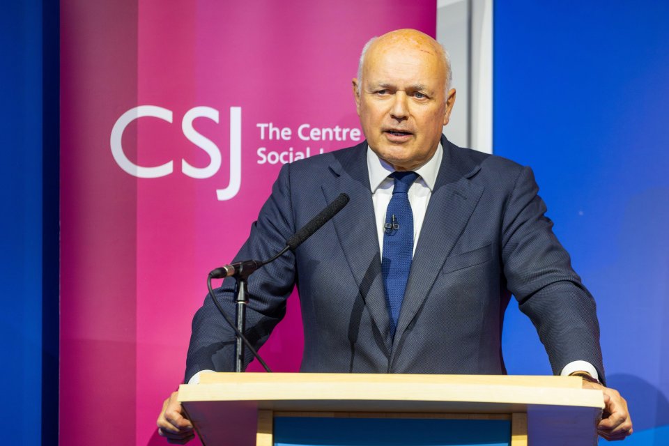 Iain Duncan Smith, above, and Carolyn Harris warned that criminals exploit weaknesses in UK visa and employment systems