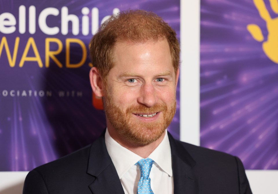 Prince Harry attended the Wellchild Awards at the Royal Lancaster Hotel on Monday