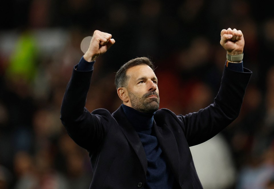 Ruud van Nistelrooy won his first game in charge in the United dugout