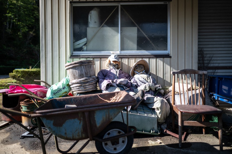 Some villagers have even put the dolls outside their homes