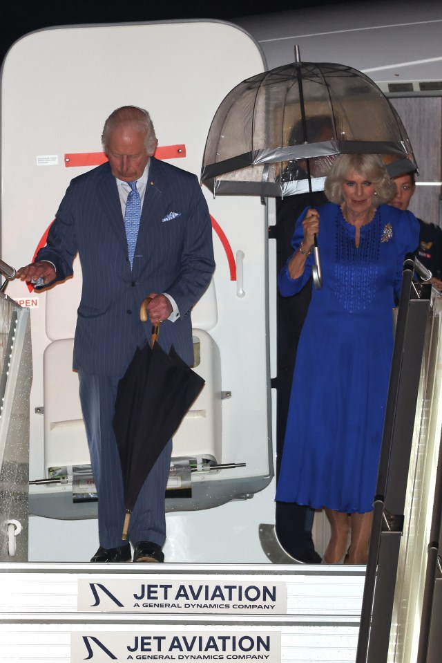 King Charles III And Queen Camilla arrive at Sydney Airport