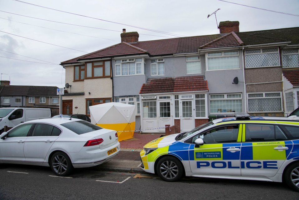 The scene in First Avenue, Dagenham