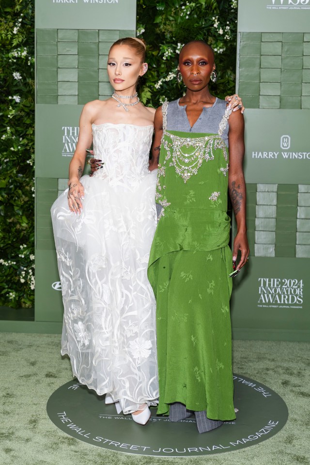 Ariana Grande and Cynthia Erivo on the red carpet together