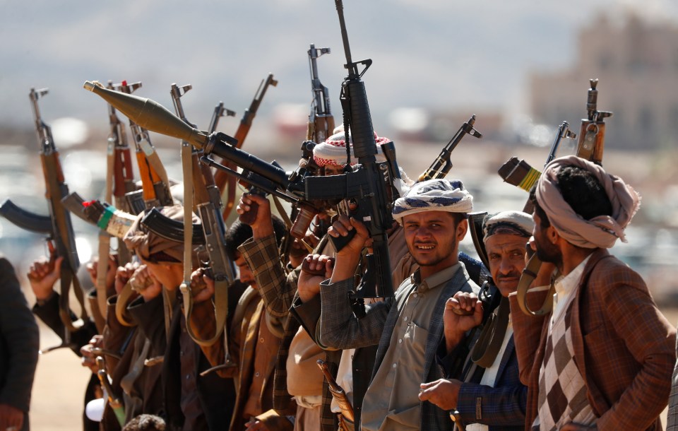 Houthi fighters started the terrorising after Hamas launched its October 7 terror attack