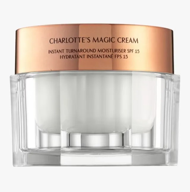 a jar of charlotte 's magic cream with spf 15