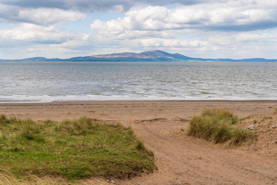 Many of the beaches in Silloth look across to Scotland to the hills of Southern Galloway