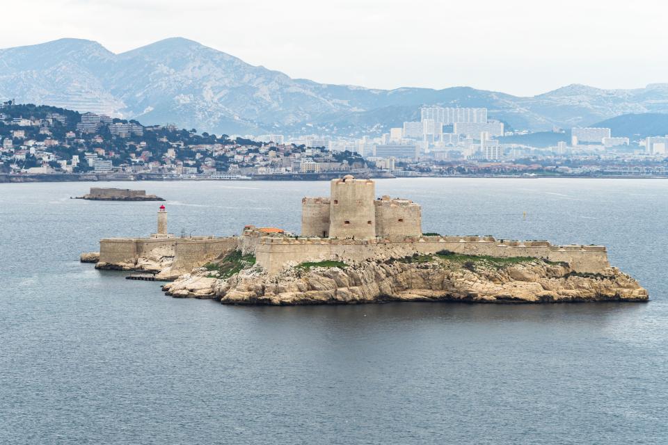 Château d'If is a former prison that's now open to tourists