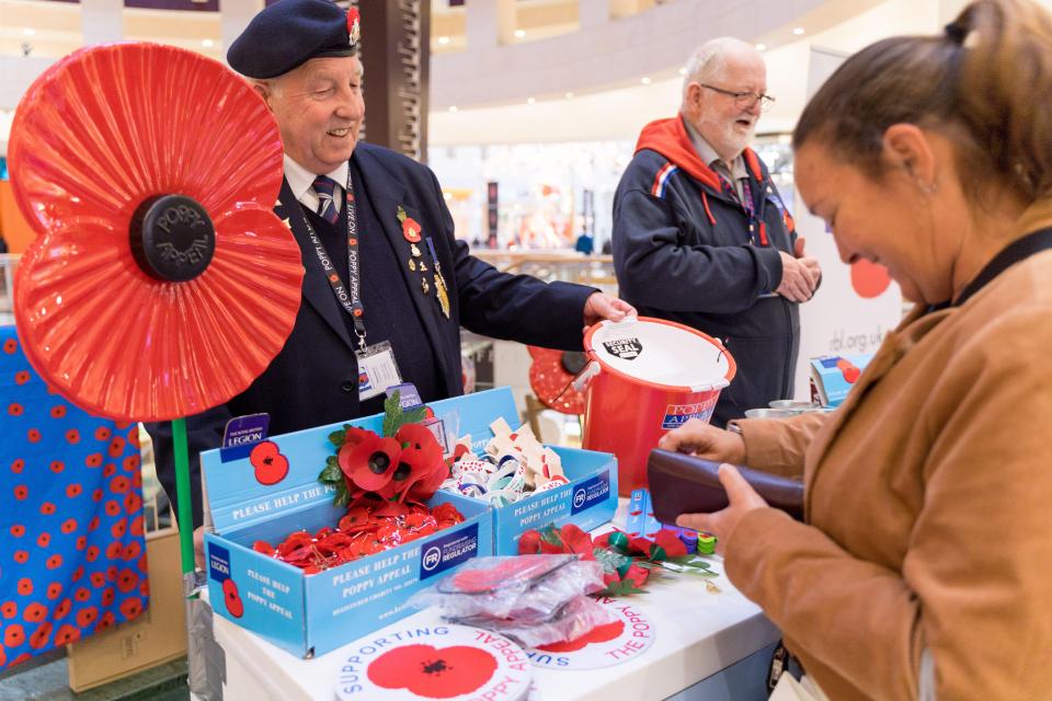 The Poppy Appeal raises money for those who have served in the armed forces