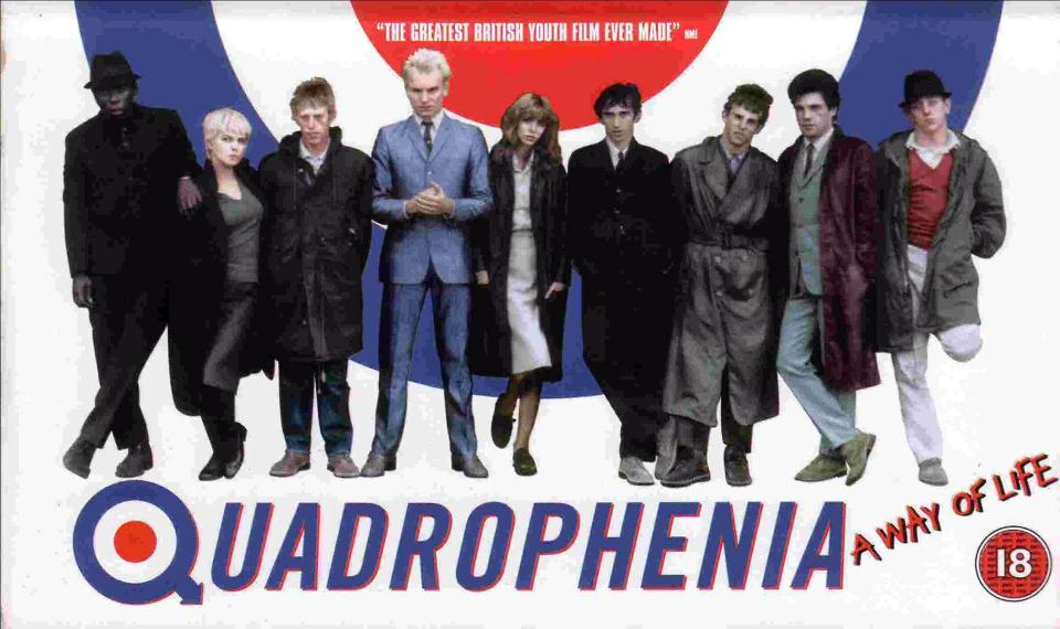 Toyah, second from left, in the iconic movie Quadrophenia