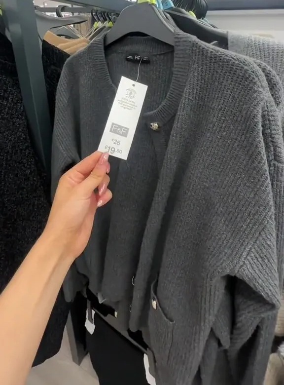 Fashion fans are praising the F&F collection and saying their cardigan is like a Molly-Mae dupe