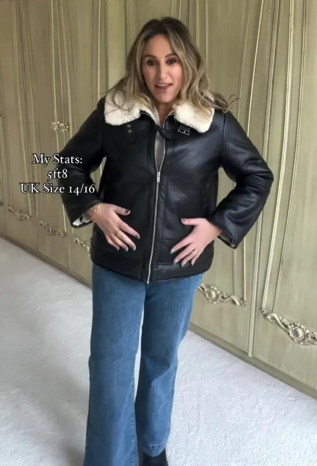 This biker jacket got a big thumbs up from Rebecca