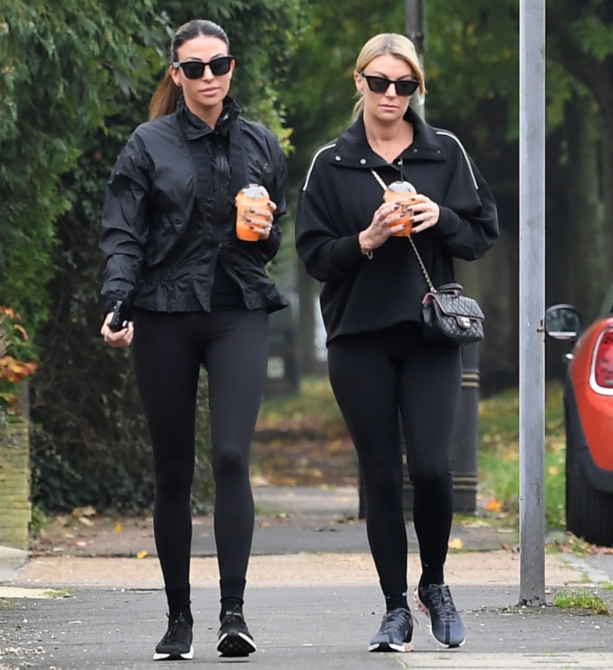 She was joined by her former Towie co-star and fellow mum Cara Kilbey