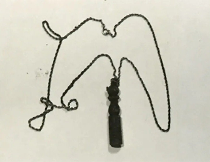 The girl was also wearing this necklace