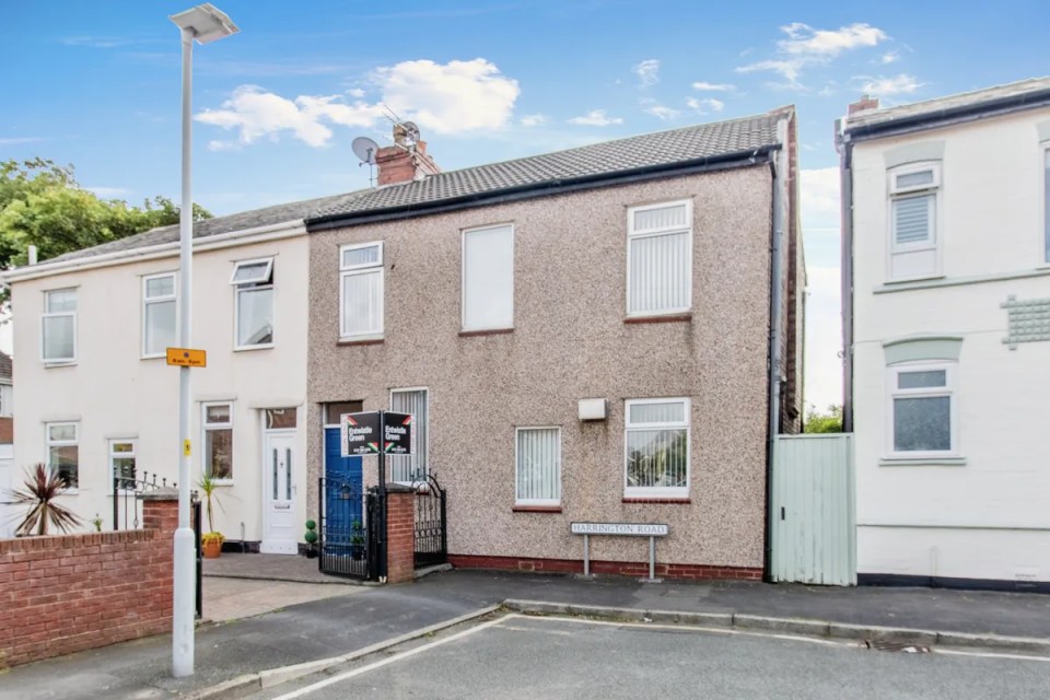 This three-bed home has two reception rooms.