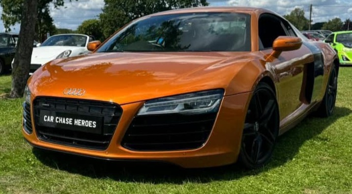 An Audi R8 was also taken