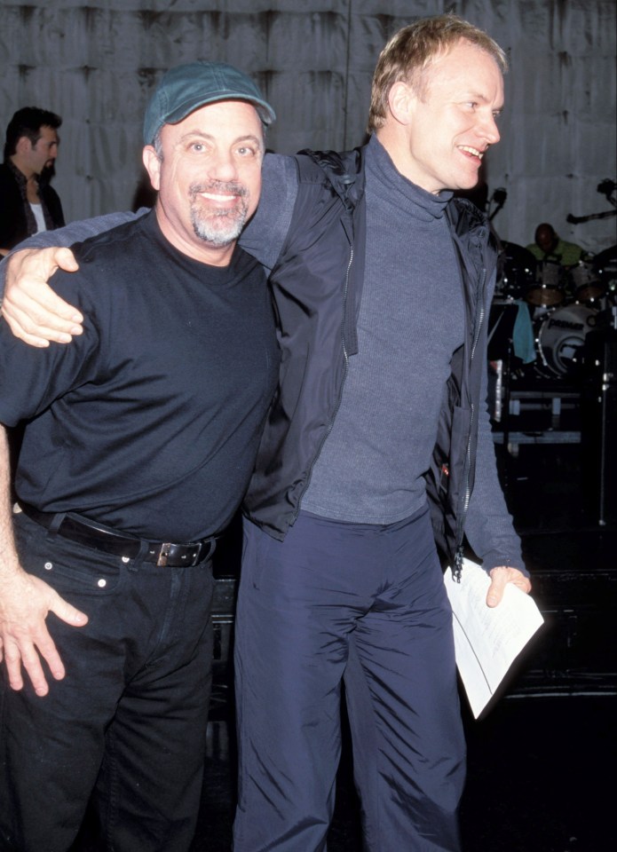 Billy Joel and Sting have performed together on numerous occasions over the years