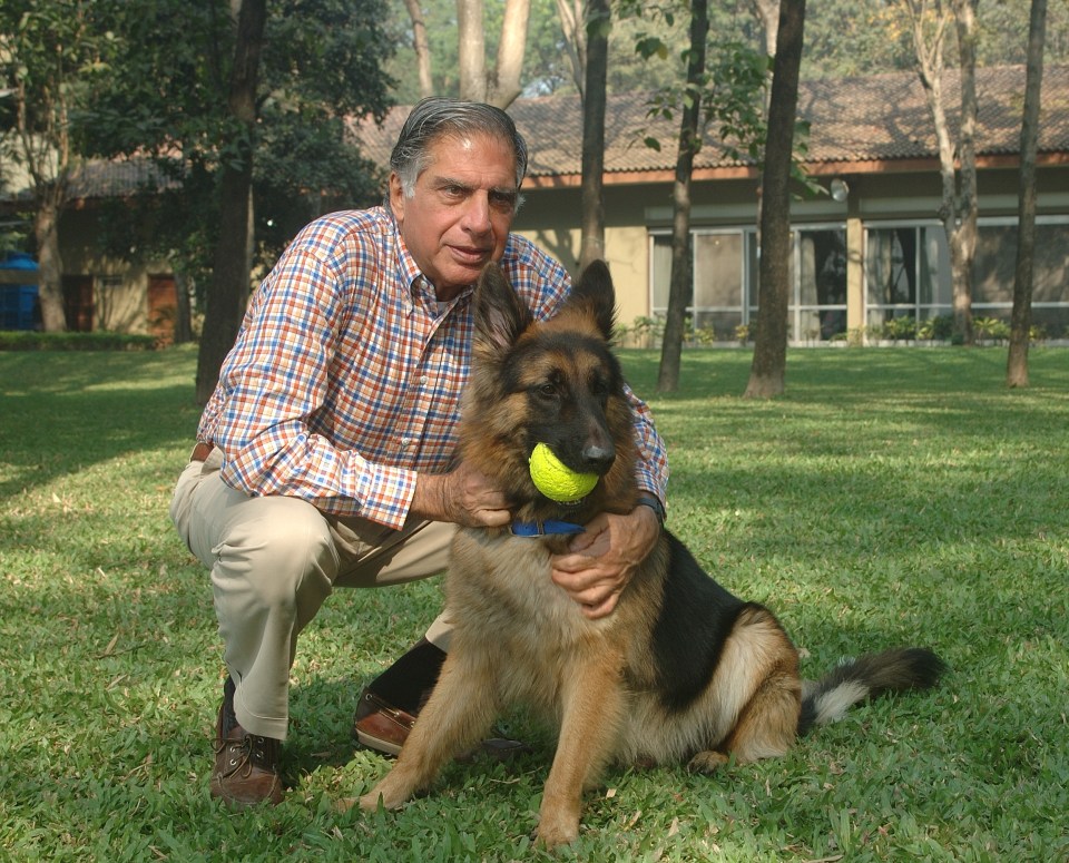 Billionaire Ratan Tata has left a 'generous' amount of his astonishing £91million wealth to his beloved dog Tito