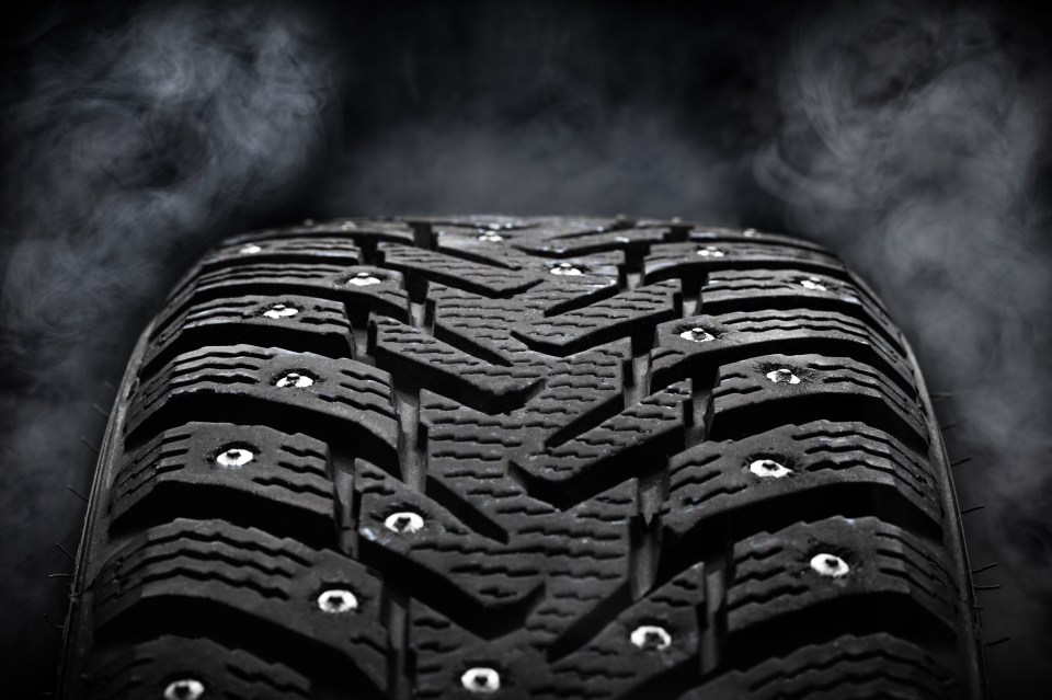 Studded tyres aren't for your everyday roads